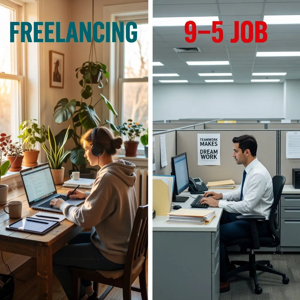 Freelancing vs 9–5 Job: Pros and Cons to Help You Choose the Right Career Path