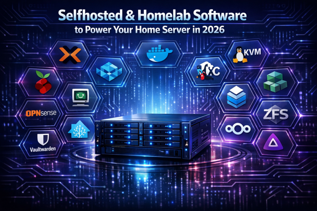 Selfhosted & Homelab Software to Power Your Home Server in 2026